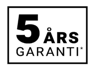5 års garanti