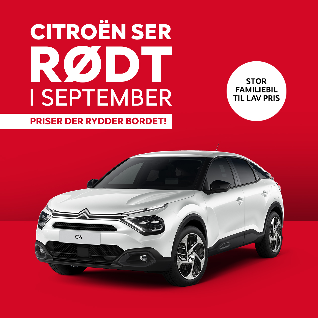 Facebook - C4 YOU! (199.990) - Citroën ser rødt - U36 05.09.2023