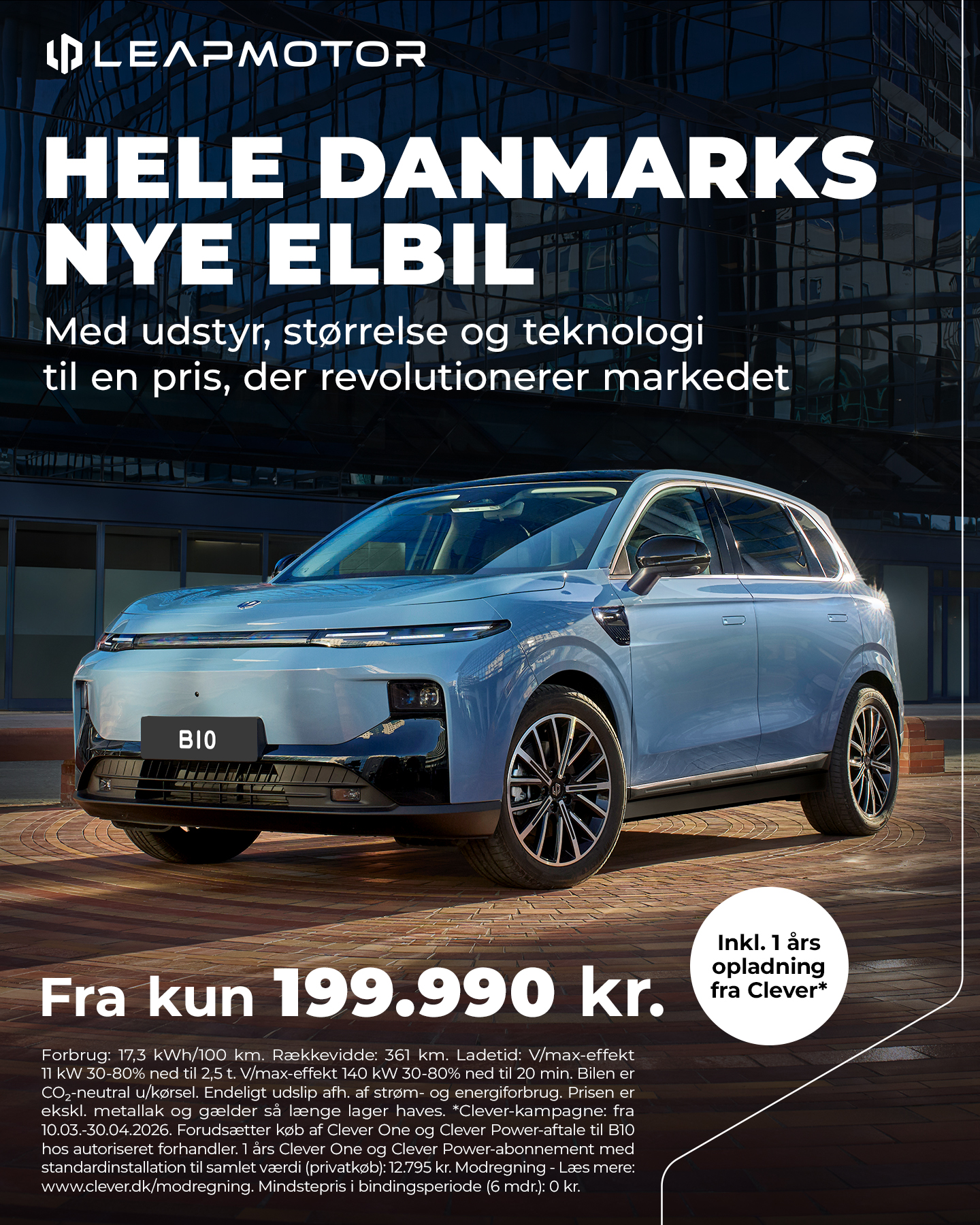 U11 - FB annonce, Leapmotor B10 kontant + Clever (still) 18.03.2026