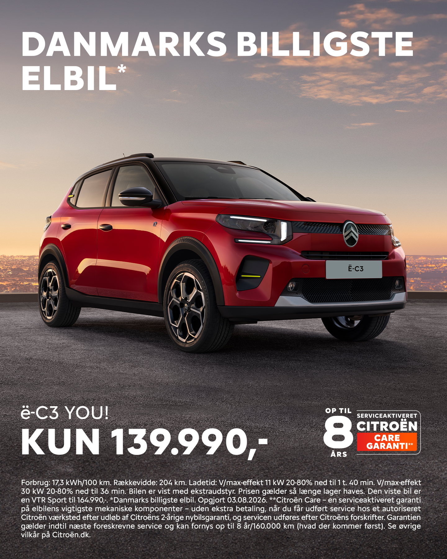 U32 - FB annonce, Citroën ë-C3 kontant (still) 03.08.2026 (1)